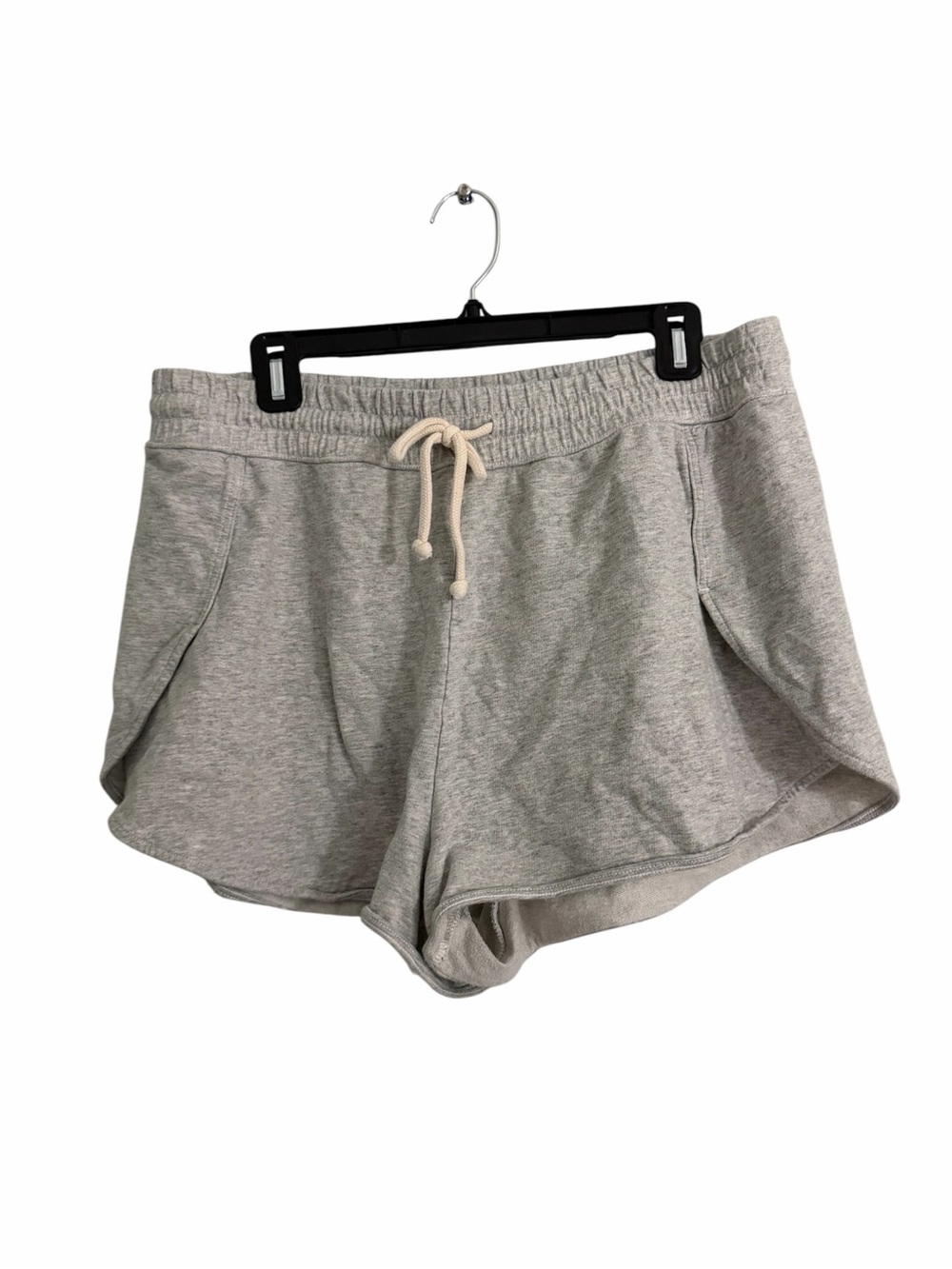aerie Heather Gray Elastic Waist Athletic Shorts